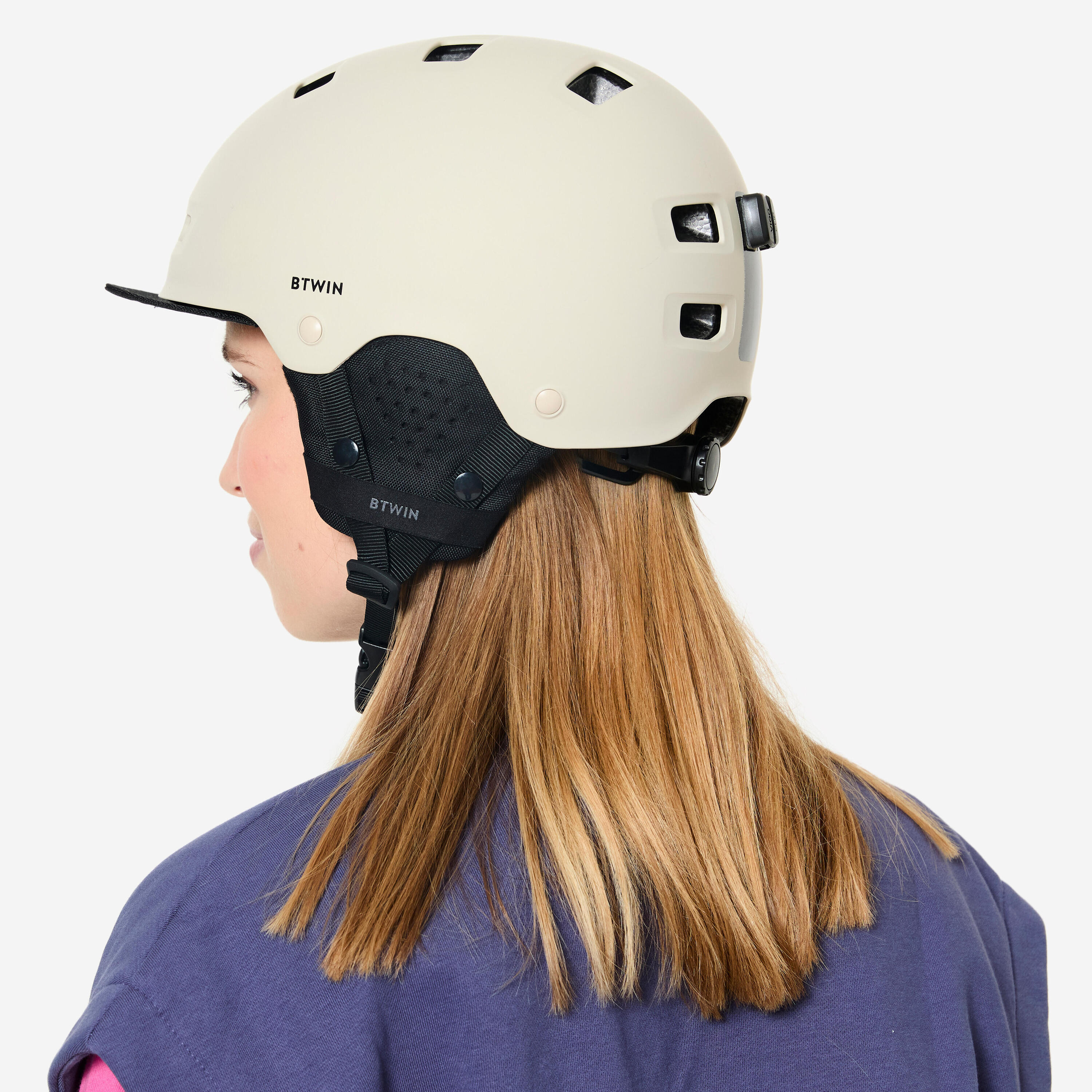 Casque de vélo de ville bol, 500 4/6