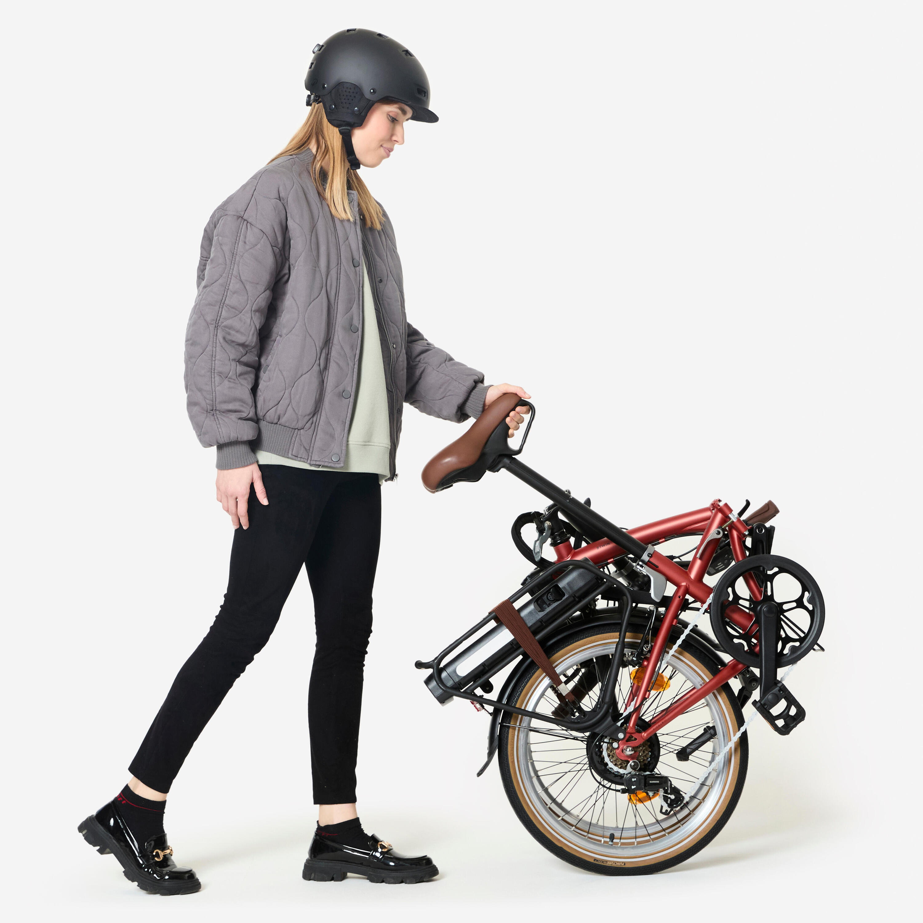 Elektrische vouwfiets E-Fold 500 rood 12/15