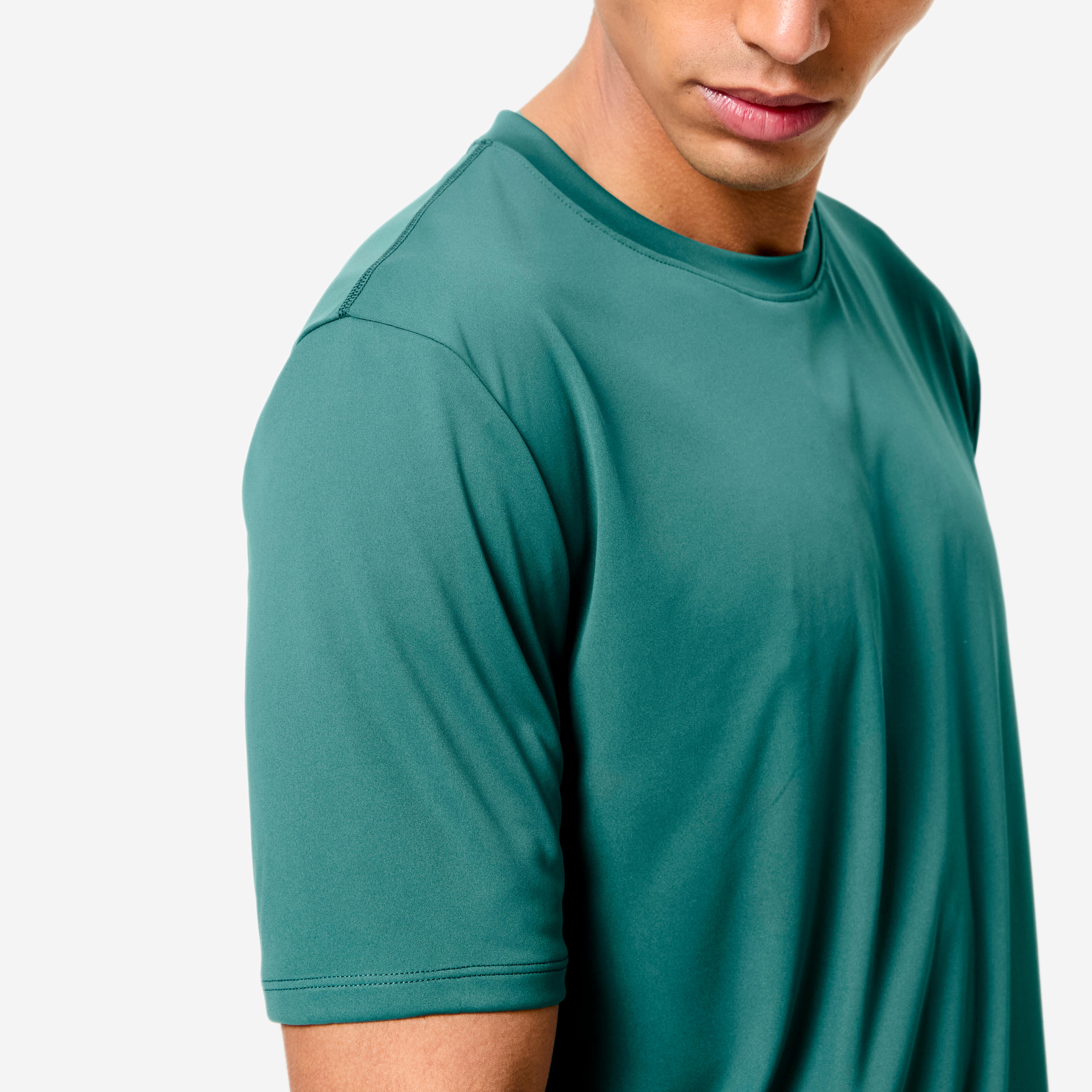 Men's Short-Sleeved Crew Neck Breathable Sport T-Shirt - DOMYOS