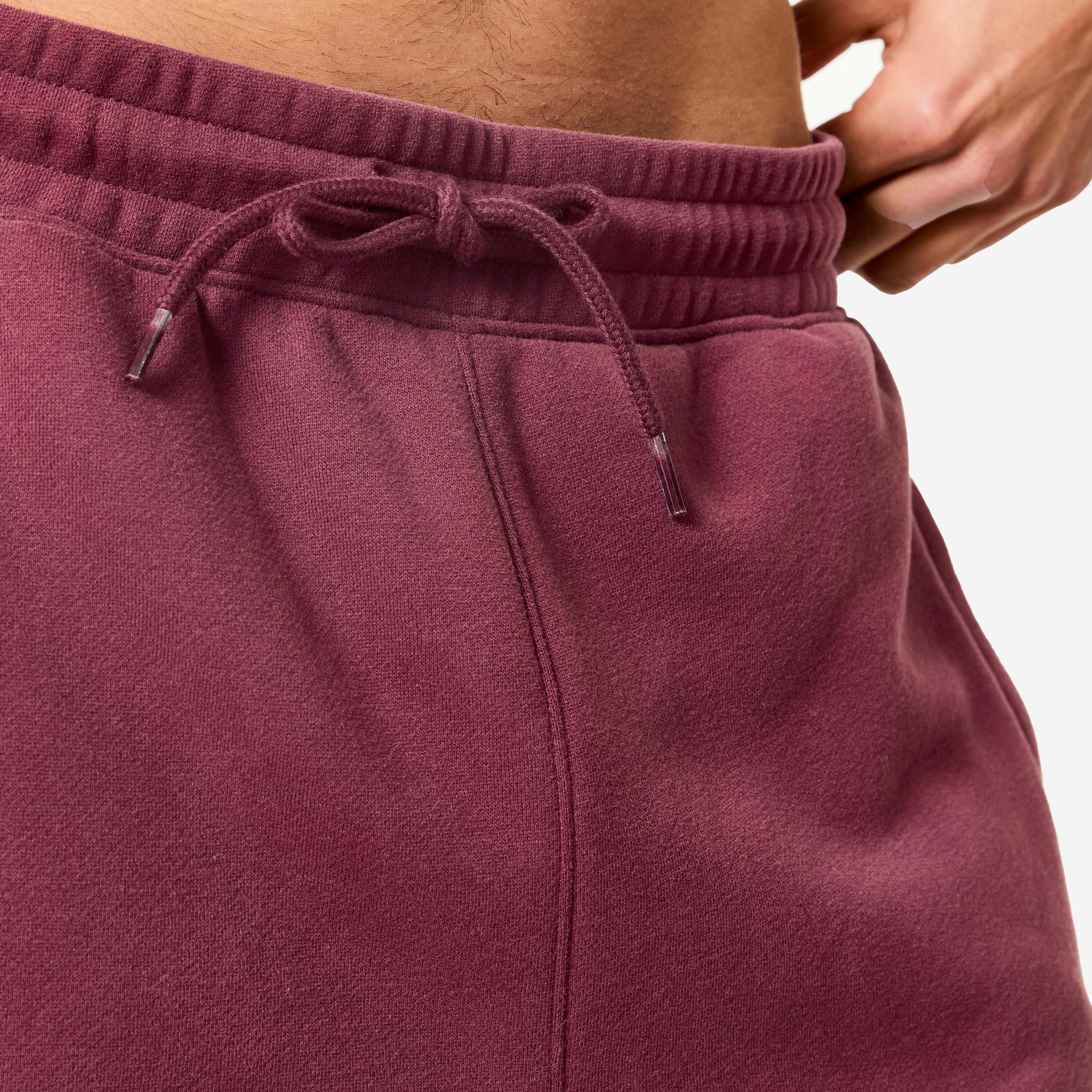 Pantalon jogging chaud homme, violet bordeaux 6/9