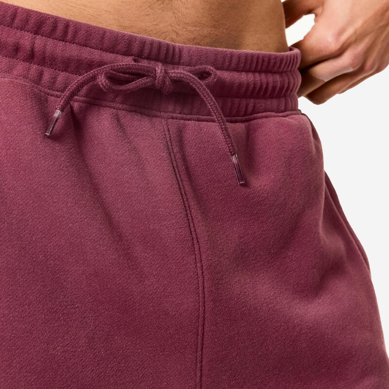Pantalon fitness călduros Mov Roșu Bărbați