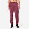 Men's Warm Jogging Bottoms - Purple/Burgundy