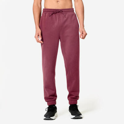 Warme joggingbroek voor heren bordeaux