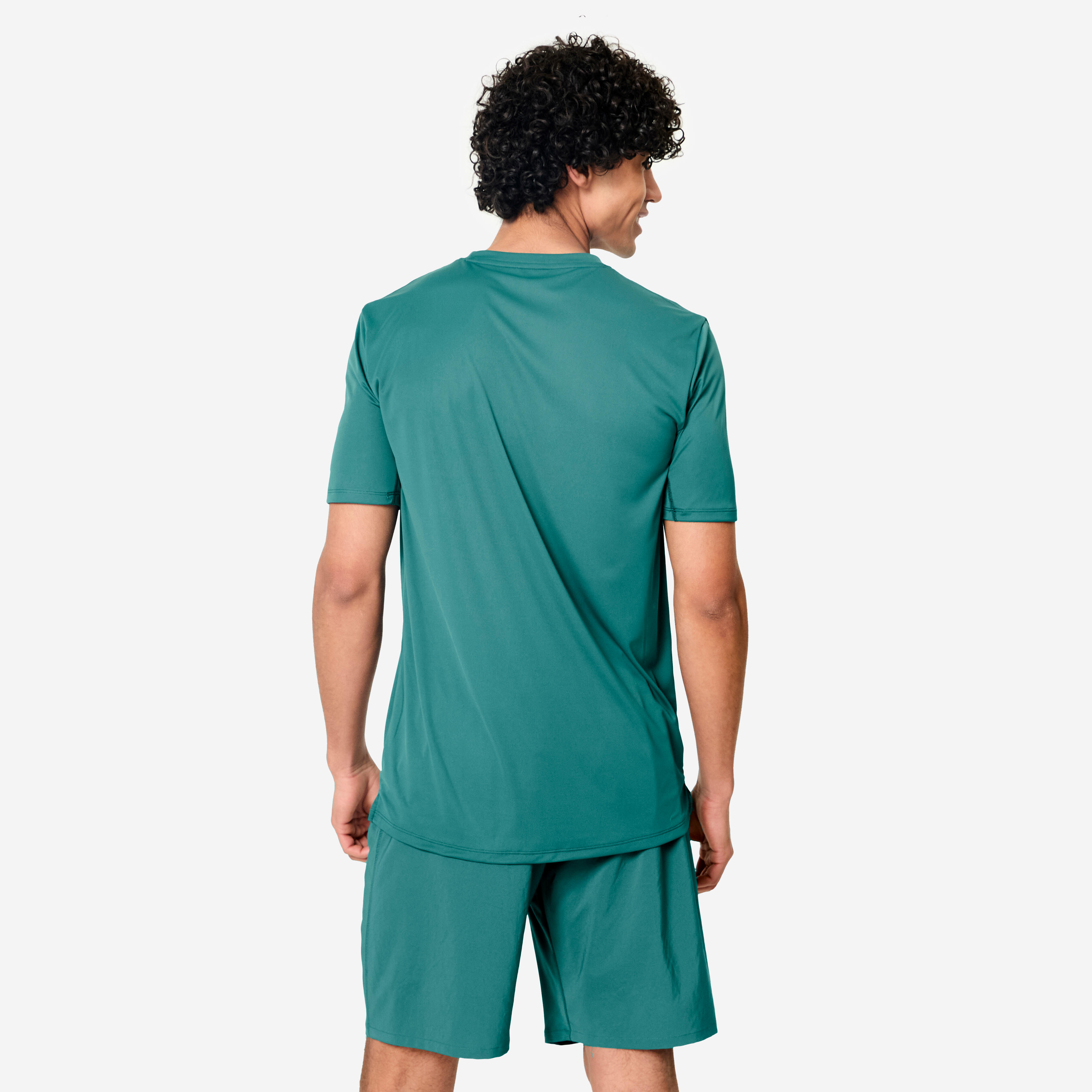 Men's Short-Sleeved Crew Neck Breathable Sport T-Shirt - DOMYOS