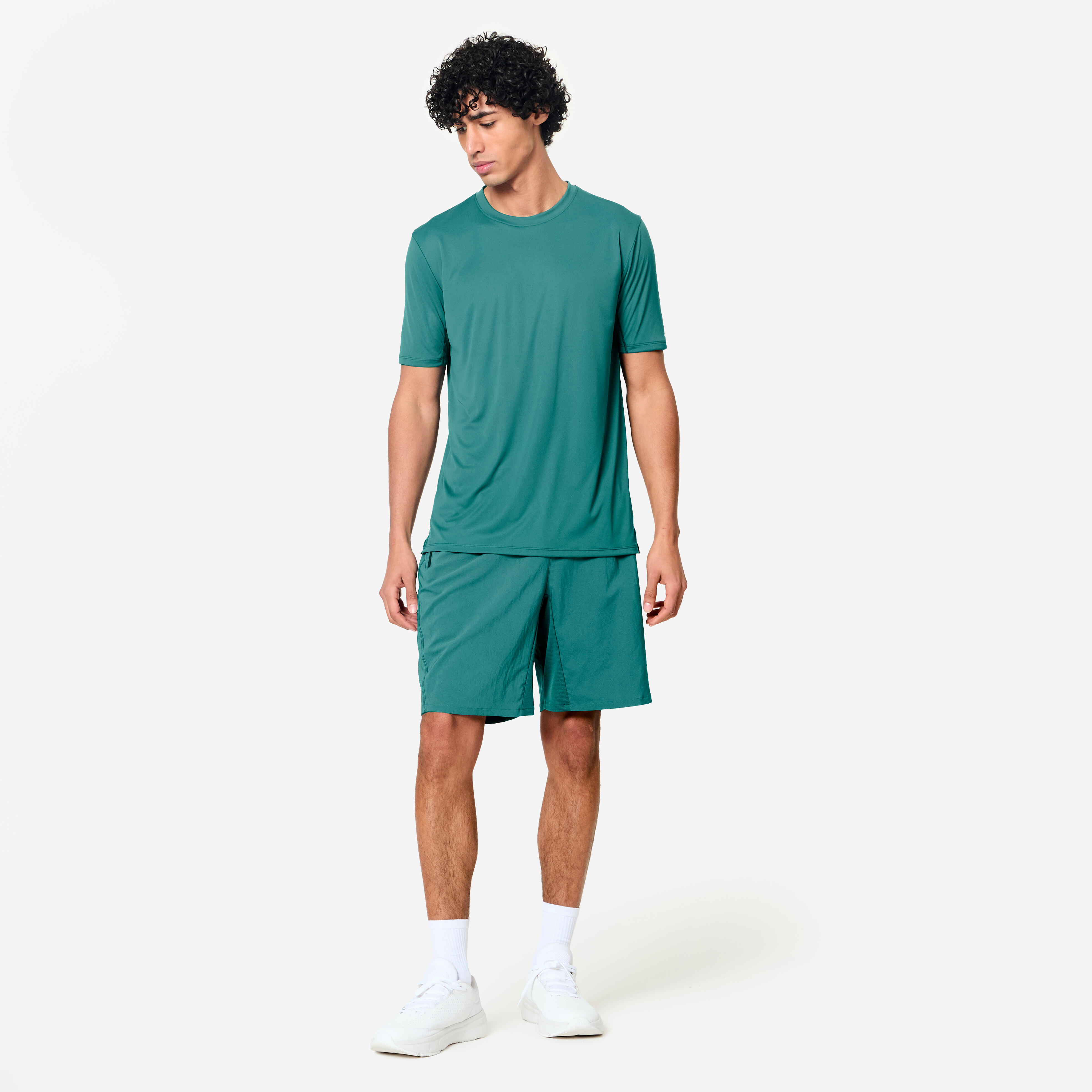 Men's Short-Sleeved Crew Neck Breathable Sport T-Shirt - DOMYOS