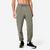 Pantalon de fitness slim homme, vert kaki