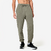 Pantalon de fitness slim homme, vert kaki