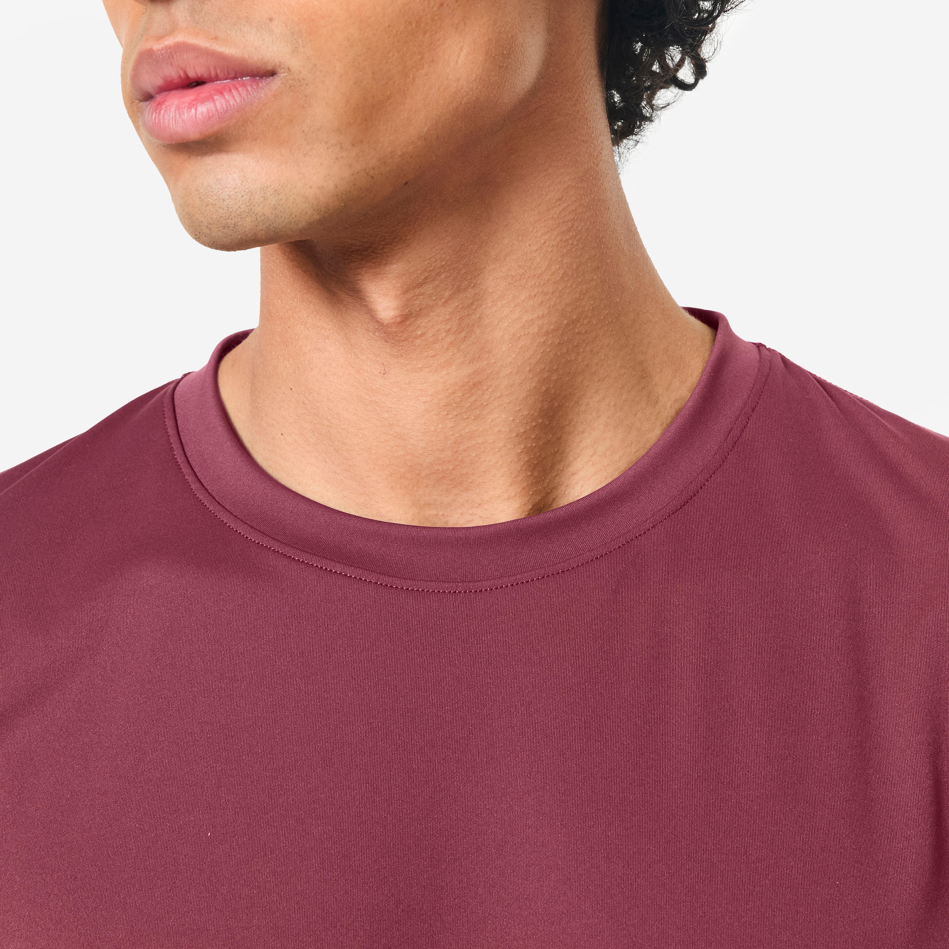 T-shirt à manches courtes respirant col rond homme - DOMYOS
