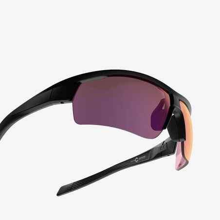 Adult Cycling Cat 3 High Definition Sunglasses Perf 100 - Black