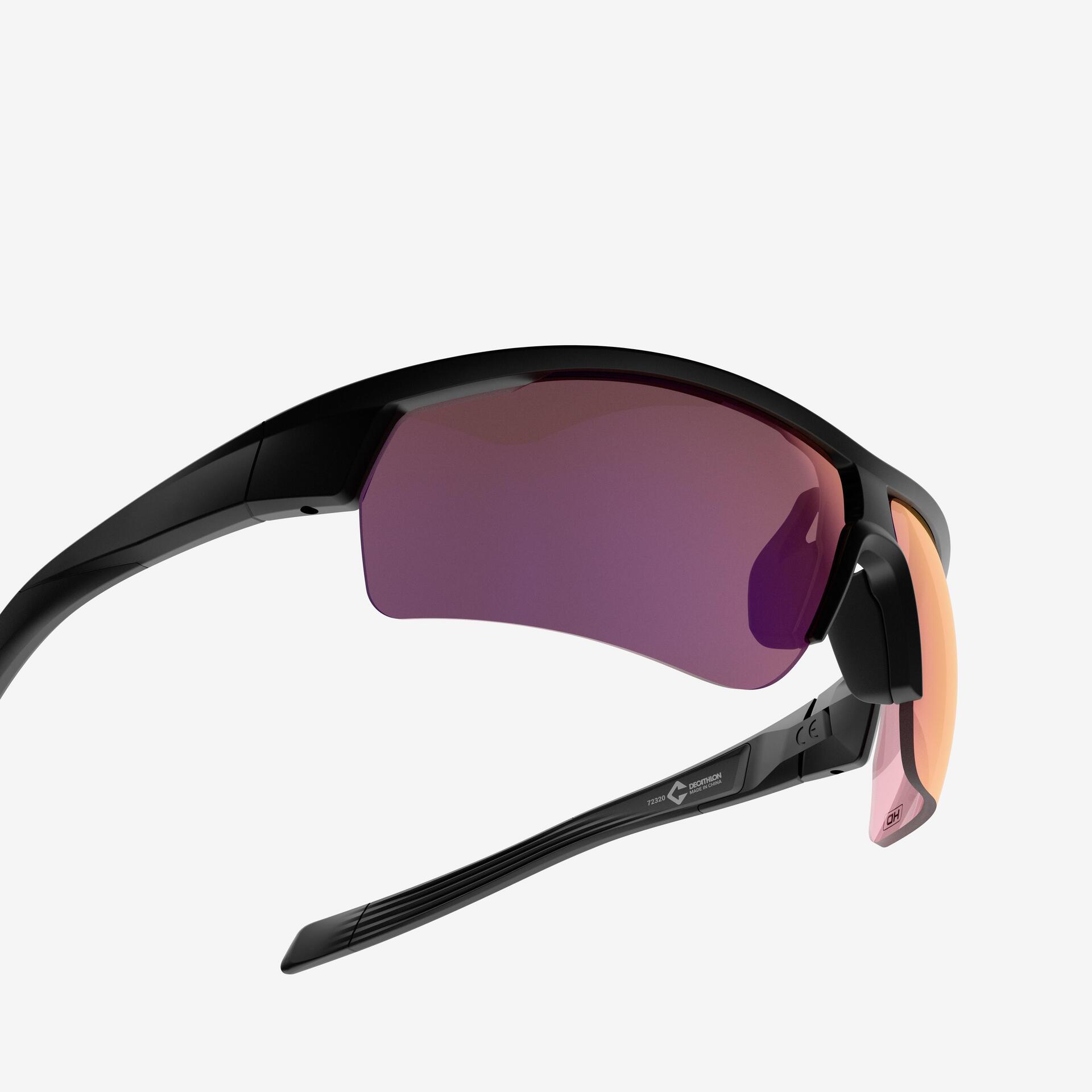 RoadR 500 High-Def Cycling Sunglasses Cat Black