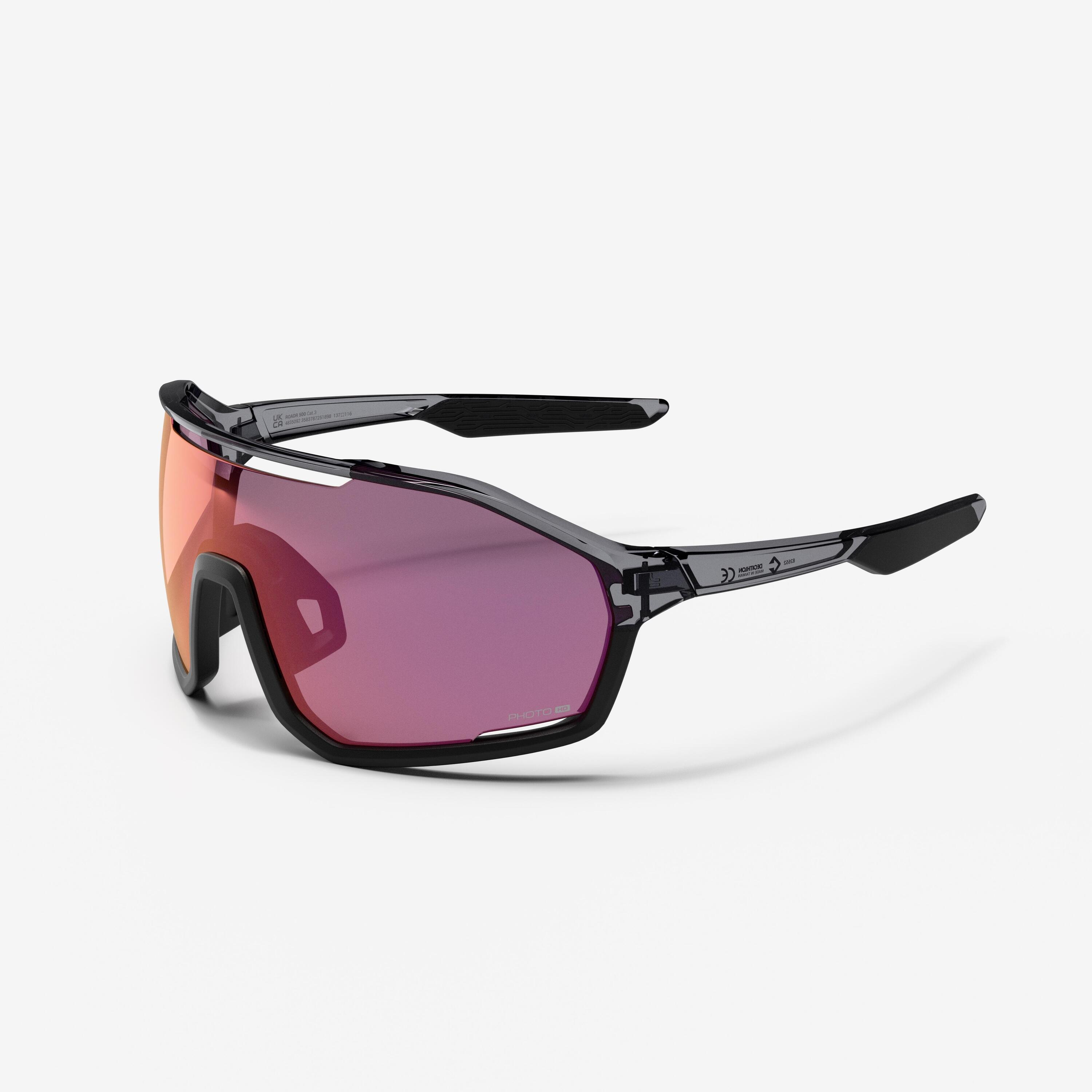 DECATHLON Occhiali ciclismo adulto PERF 500 fotocromatici HD