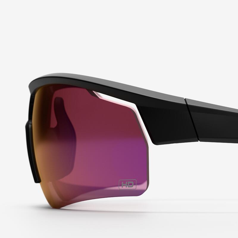 Lunettes de vélo adulte PERF 100 catégorie 3 HIGH DEFINITION noires