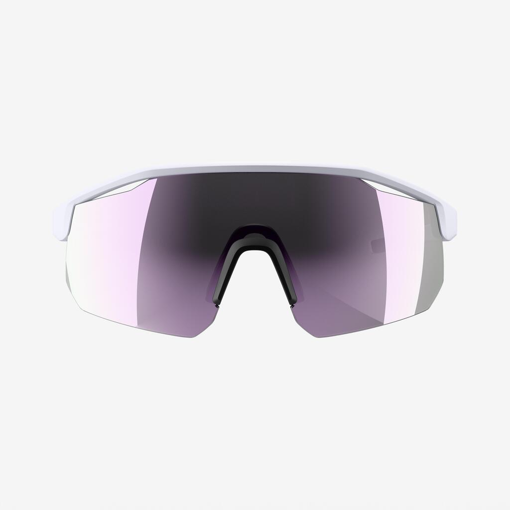 Lunettes de vélo adulte PERF 500 LIGHT catégorie 3 BLANCHE