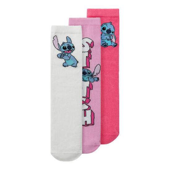 Calcetines Lilo y Stitch niña 3 Unidades.