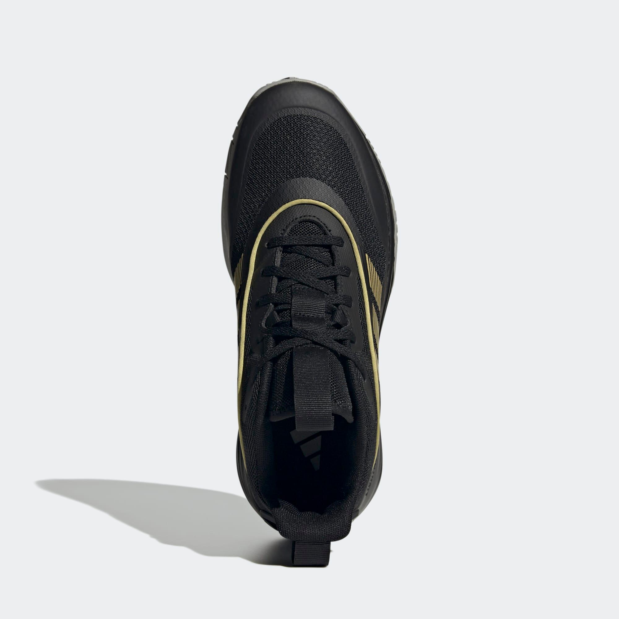 Scarpe basket adulto ADIDAS OWN THE GAME 3.0 nero-oro 3/9