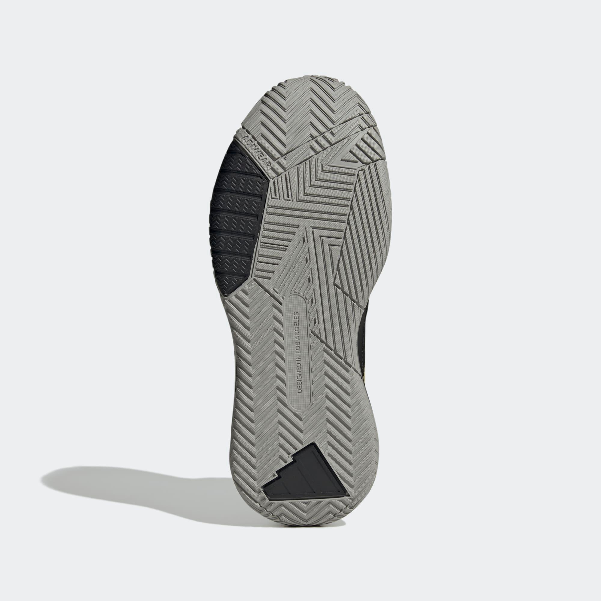 Scarpe basket adulto ADIDAS OWN THE GAME 3.0 nero-oro 4/9