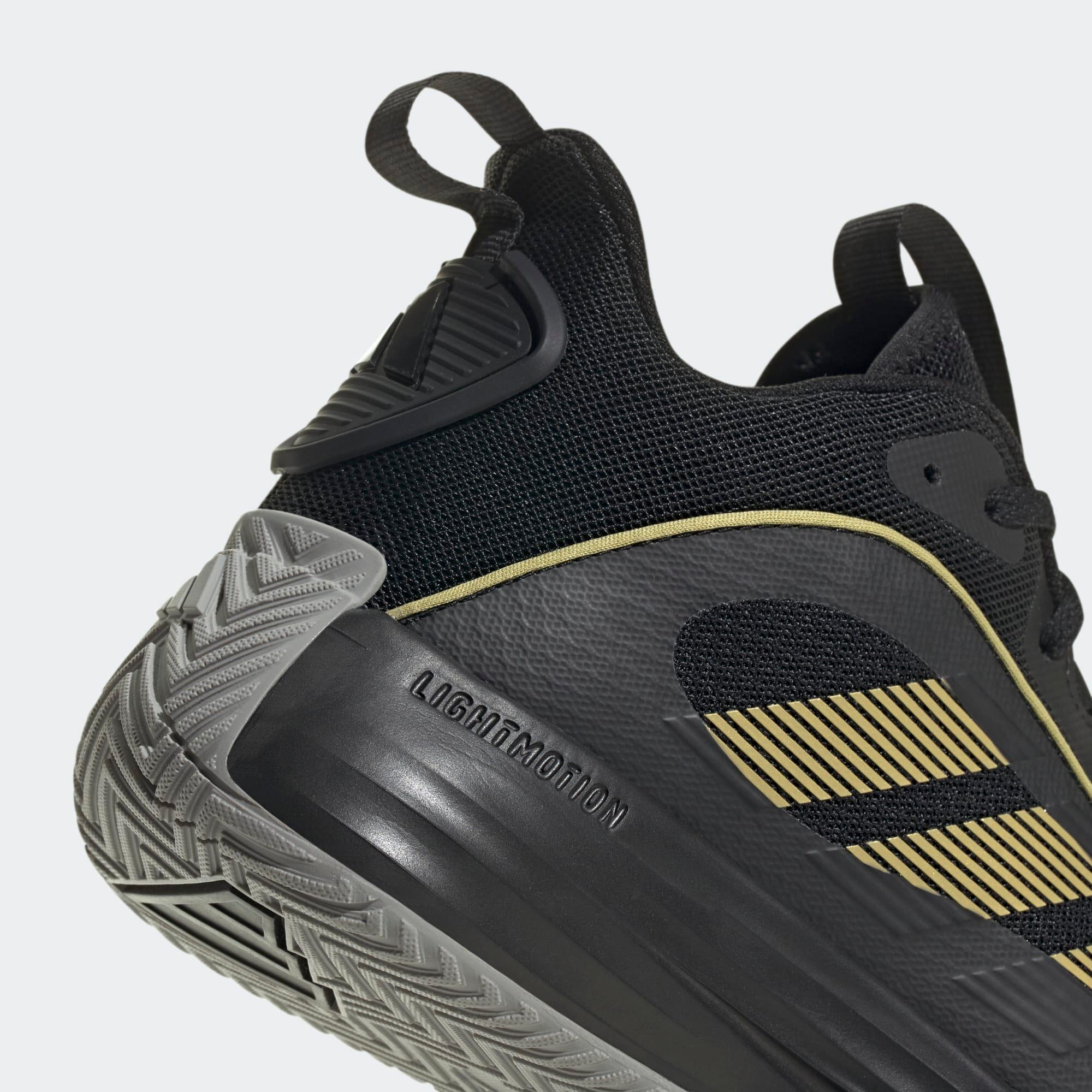 Scarpe basket adulto ADIDAS OWN THE GAME 3.0 nero-oro 6/9