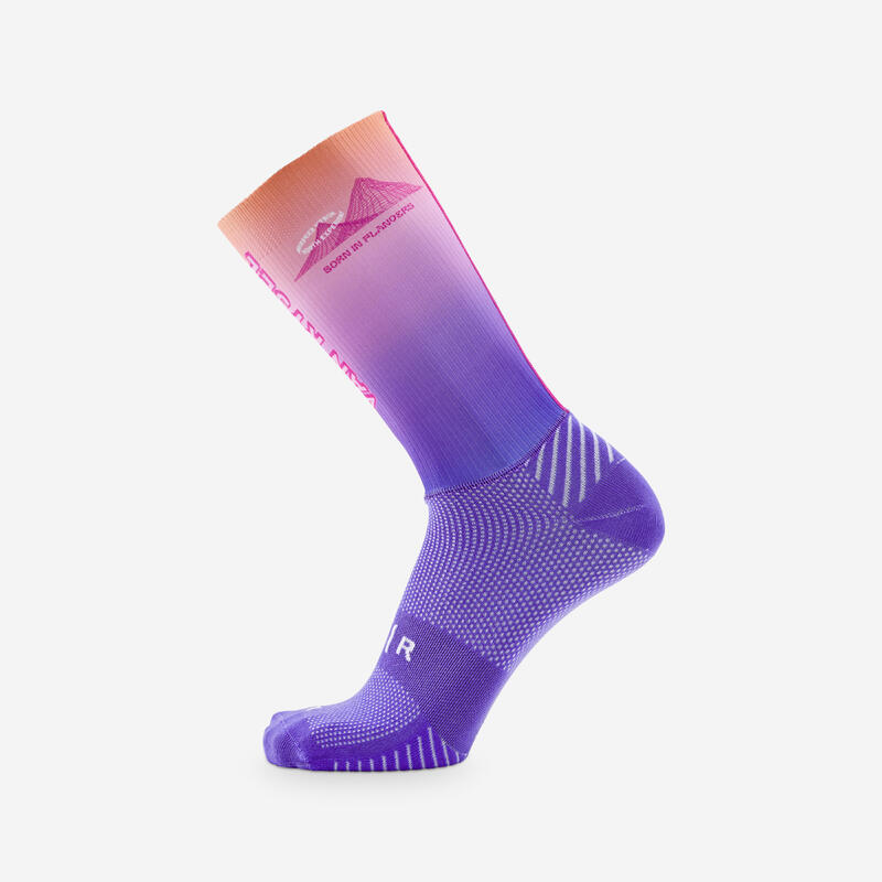 Chaussettes vélo route, RCR R Flanders 90's LTD édition orange