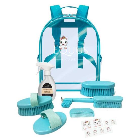 Zestaw szczotek JR Unicorn turkusowy