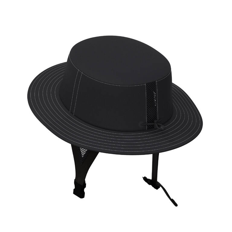 Adult surf hat - 500 newblack black