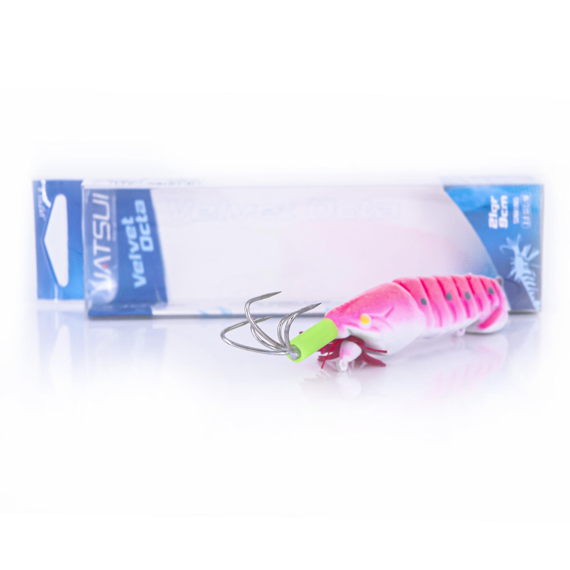 Polpara pesca al polpo tako eging Jatsui Velvet Octa rosa 4/4