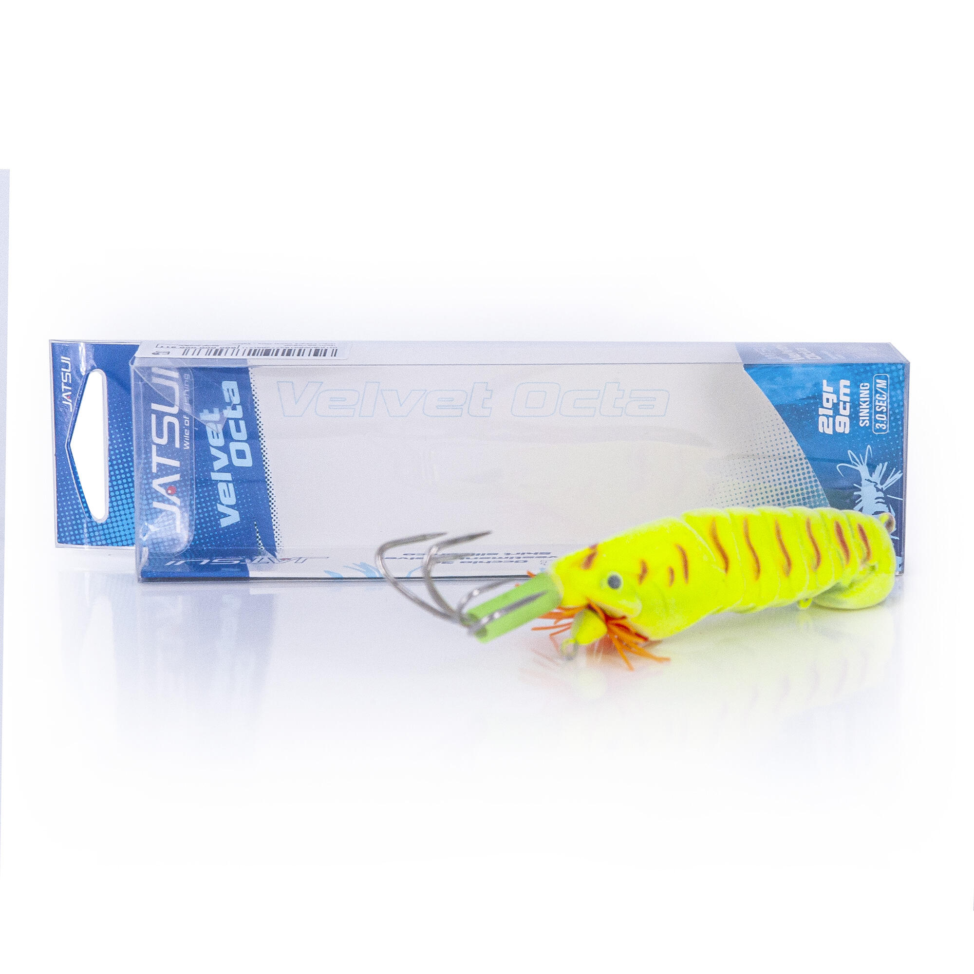Polpara pesca al polpo tako eging Jatsui Velvet Octa gialla 3/6