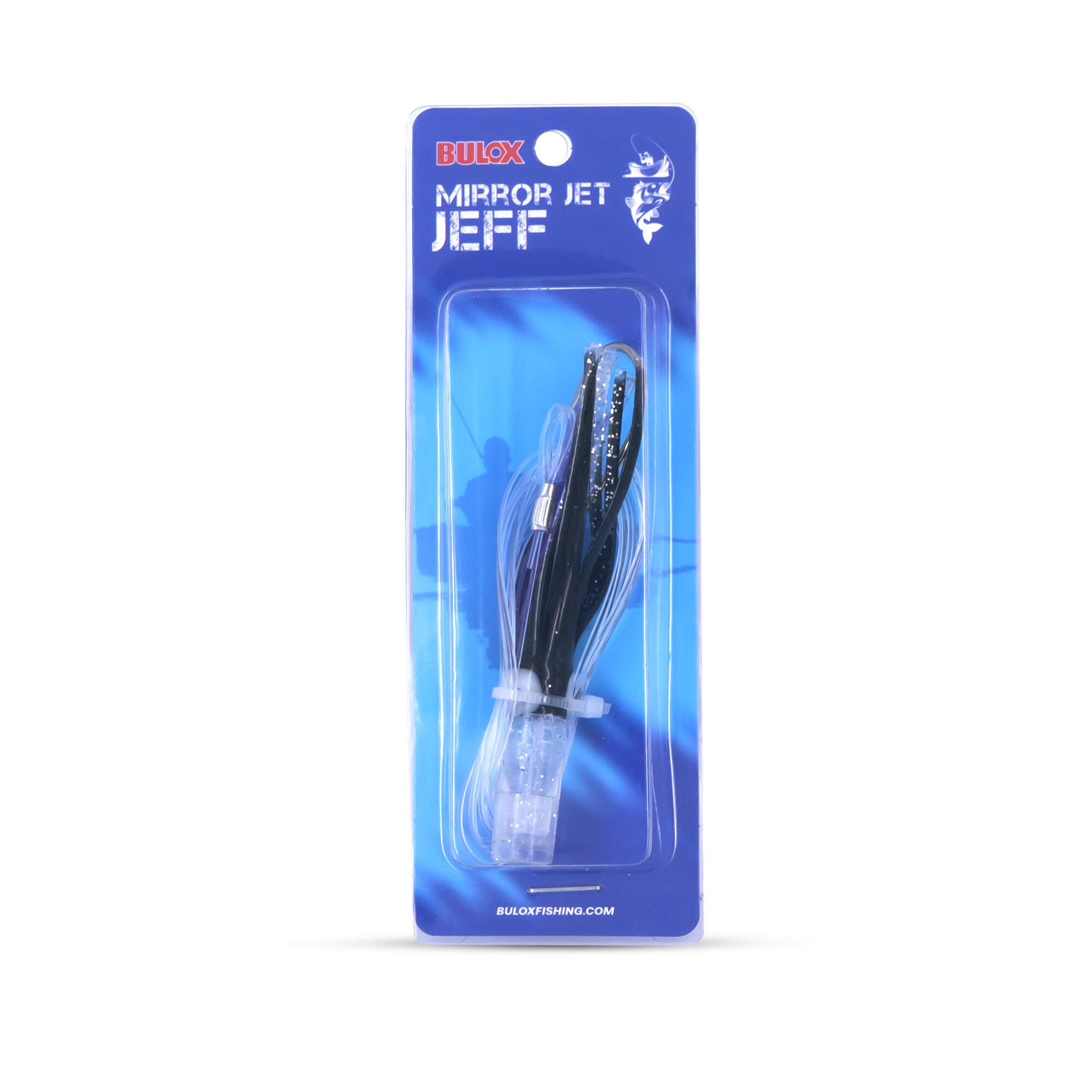 Esca artificiale piuma pesca in mare traina Mirror Jet 9cm BV 6/6