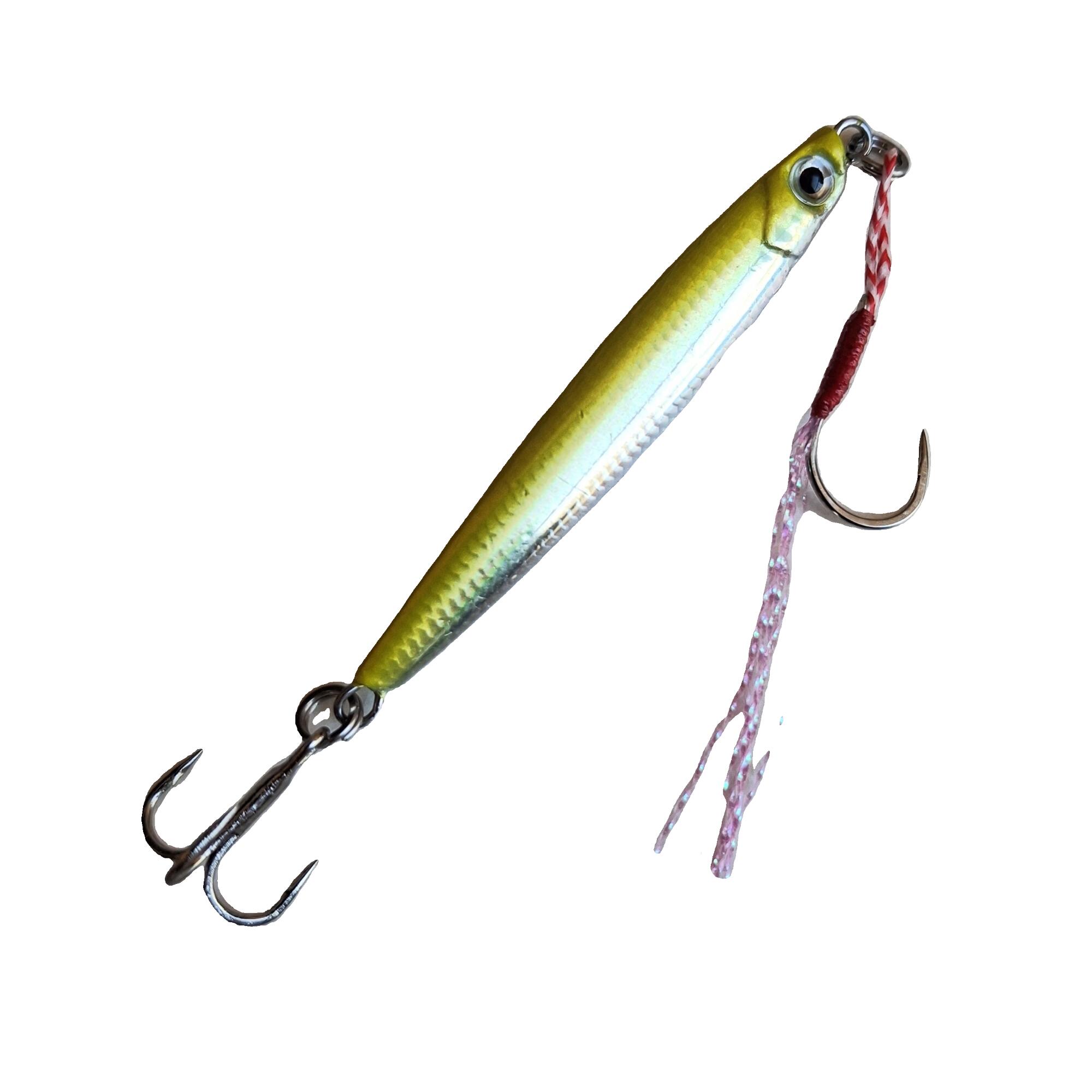 Metal jig pesca spinning mare acqua dolce Golden Catch Dasher 10g col.213 2/4