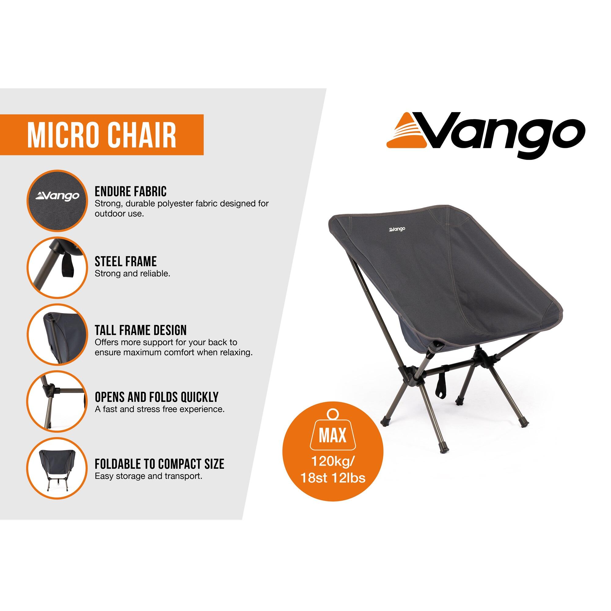 Vango Micro Steel Low Chair 7/7
