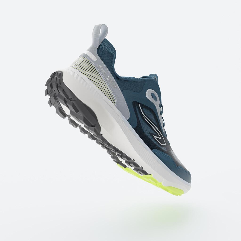 Chaussures Running et Trail Homme, Kiprun JF 190 Grip Bleu