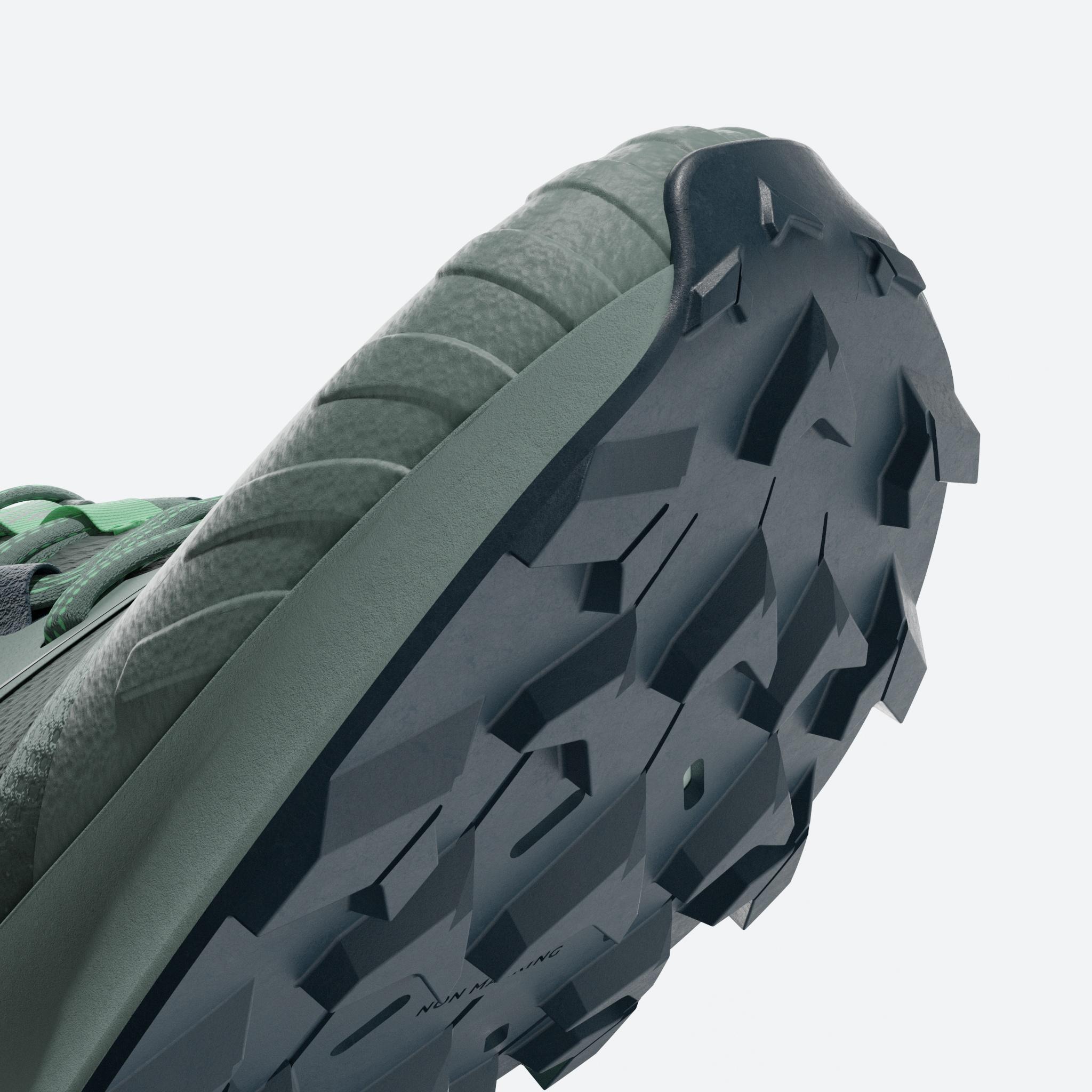 Hardloopschoenen voor kinderen K500 Grip kaki 8/8