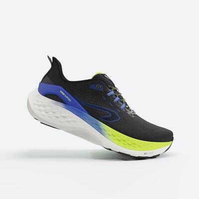 Hardloopschoenen voor heren ks900 support zwart/blauw/geel