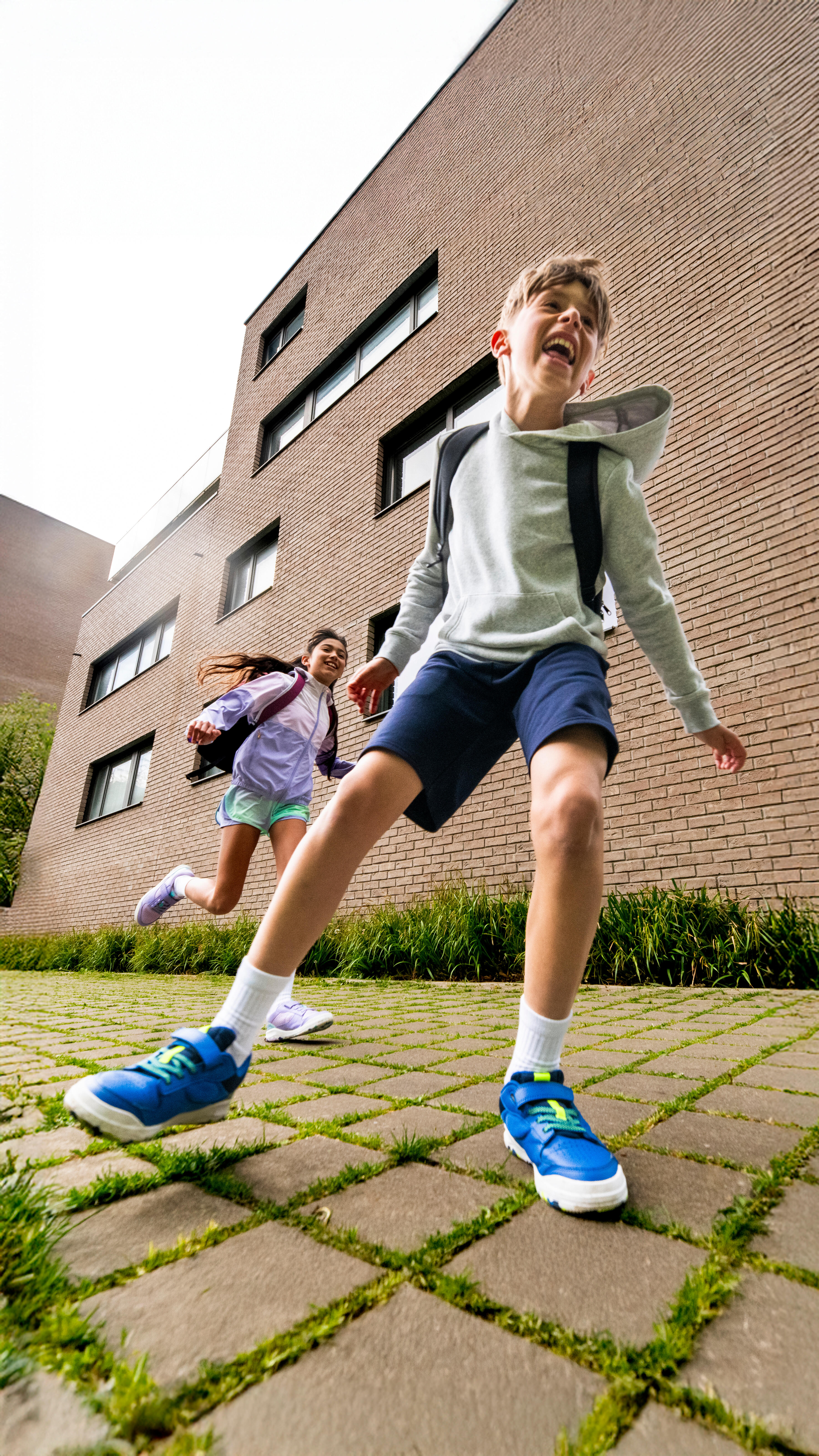 Kids' Lace-Up/Hook and Loop Shoes, Playventure Yard - DECATHLON