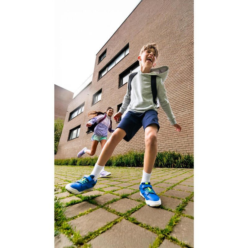 Çocuk Spor Ayakkabı - Mavi/Neon Sarı - Playventure