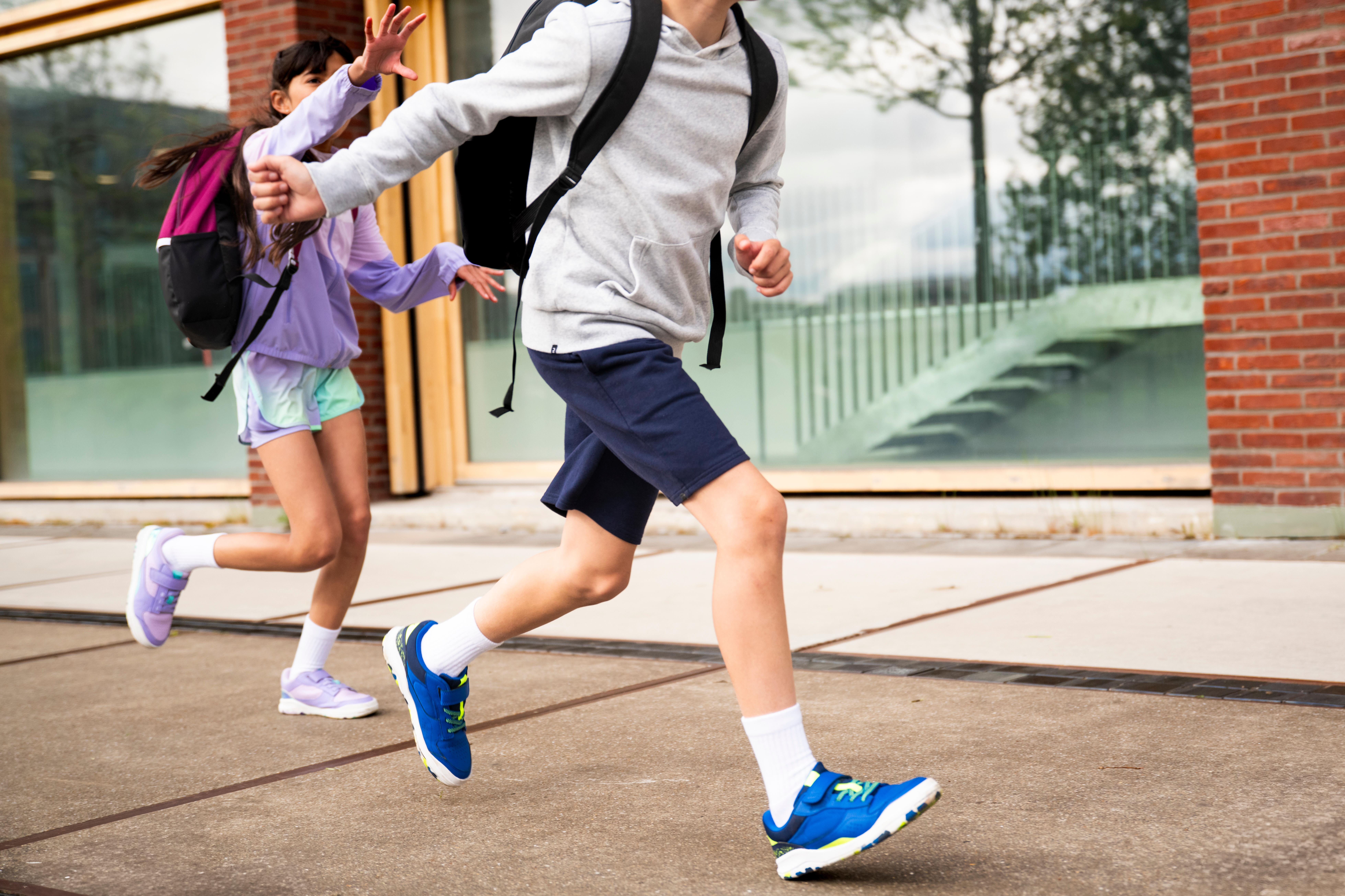 Kids' Lace-Up/Hook and Loop Shoes, Playventure Yard - DECATHLON