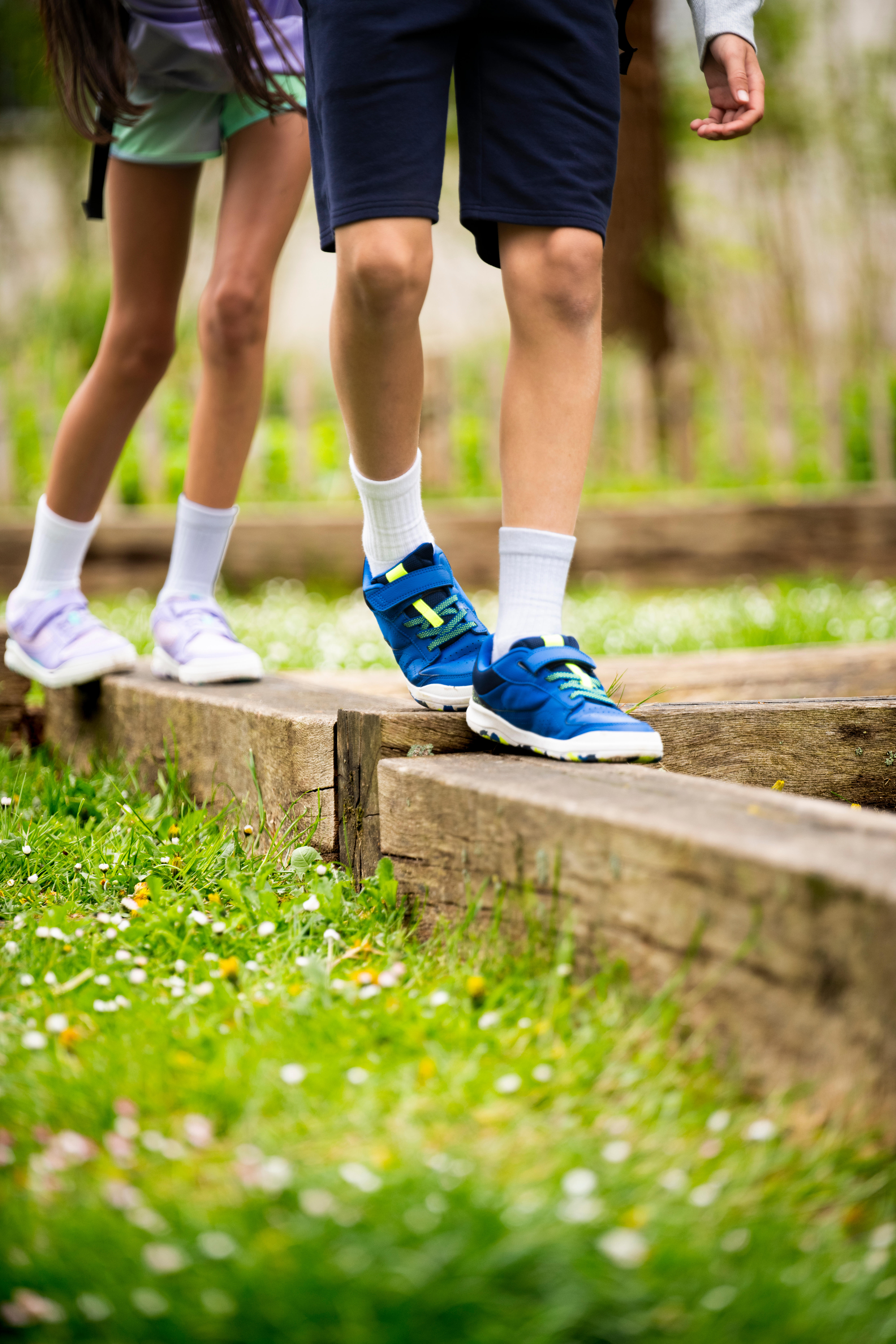 Kids' Lace-Up/Hook and Loop Shoes, Playventure Yard - DECATHLON
