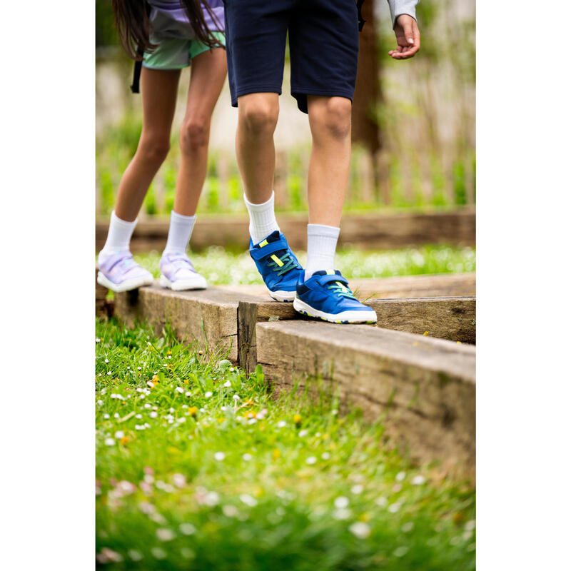 Încălțăminte sport cu bandă cu arici, rezistentă Playventure Yard albastru Copii