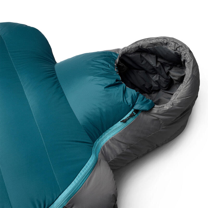 Sac de dormit de trekking 10°C din puf, ușor și compact, MT900