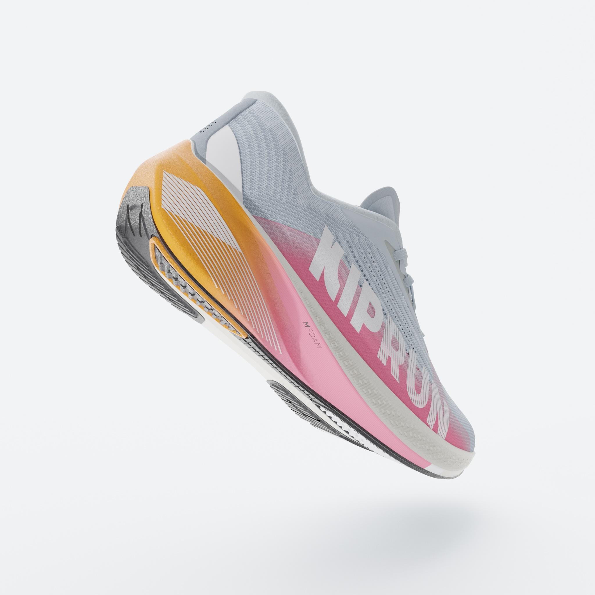 Hardloopschoenen voor dames Cushion 500 Premium roze 3/8