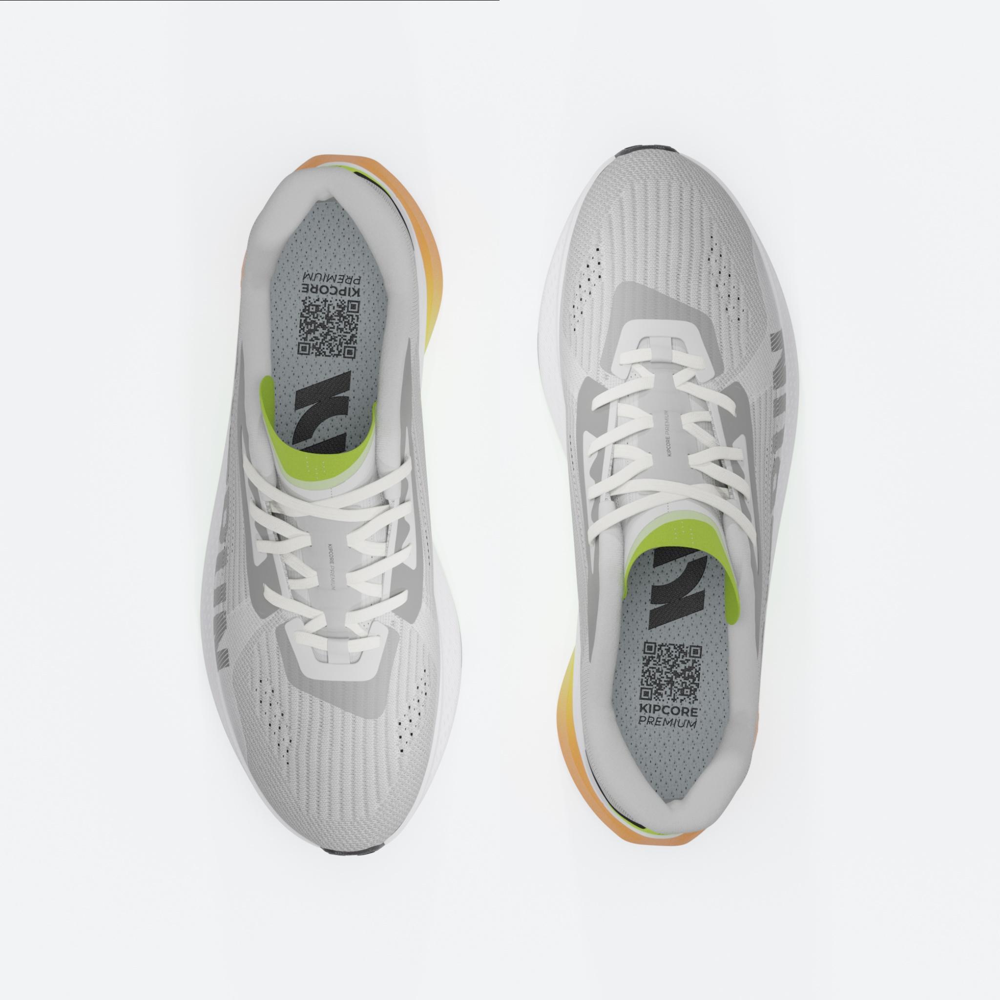 Laufschuhe Straßenlauf Herren vielseitig - Cushion 500 Premium grau 7/8