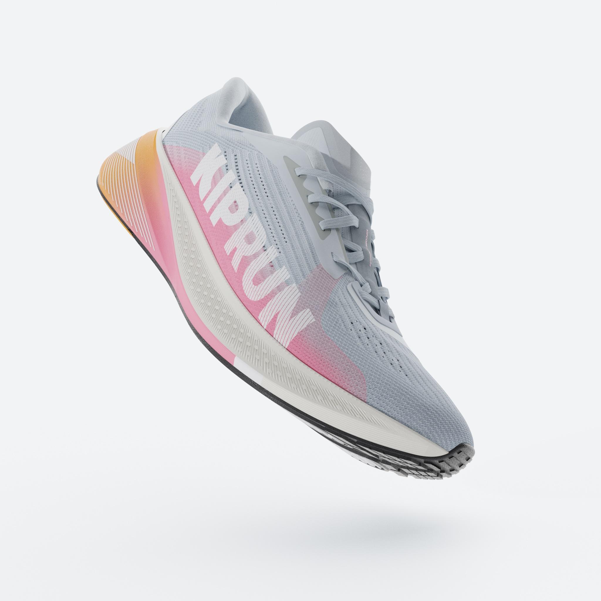 Hardloopschoenen voor dames Cushion 500 Premium roze 2/8