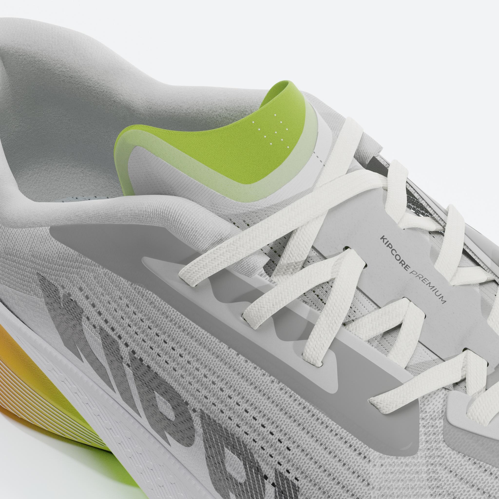 KIPRUN Cushion 500 PREMIUM Men's Versatile Road Running Shoes Grey