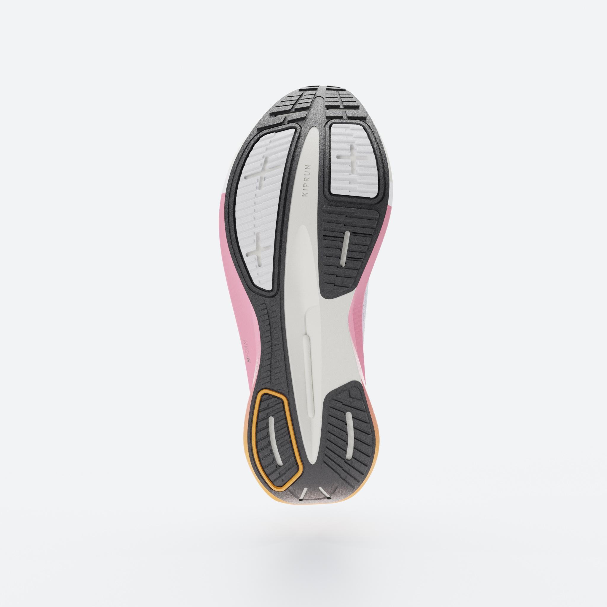 Hardloopschoenen voor dames Cushion 500 Premium roze 4/8