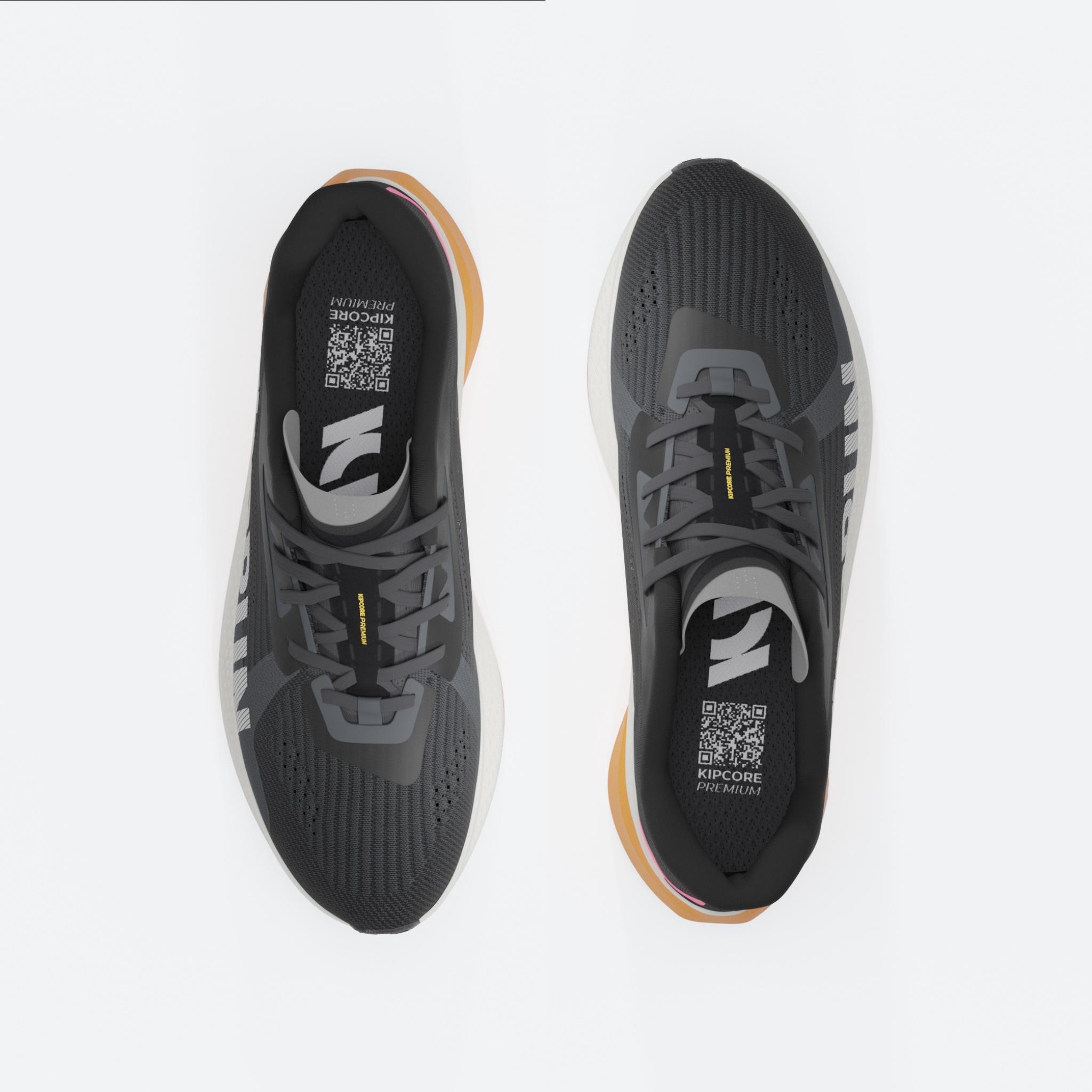 Hardloopschoenen voor dames Cushion 500 Premium zwart 7/8