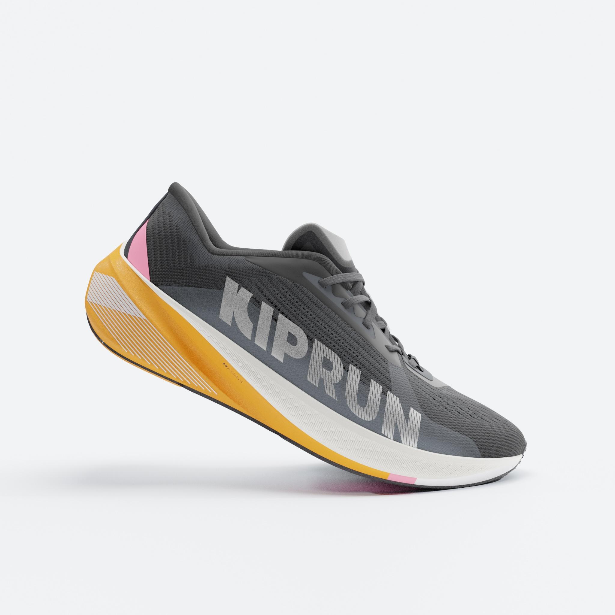 Kiprun Laufschuhe Straßenlauf Damen vielseitig – 500 Premium rosa/schwarz | 03608392453960