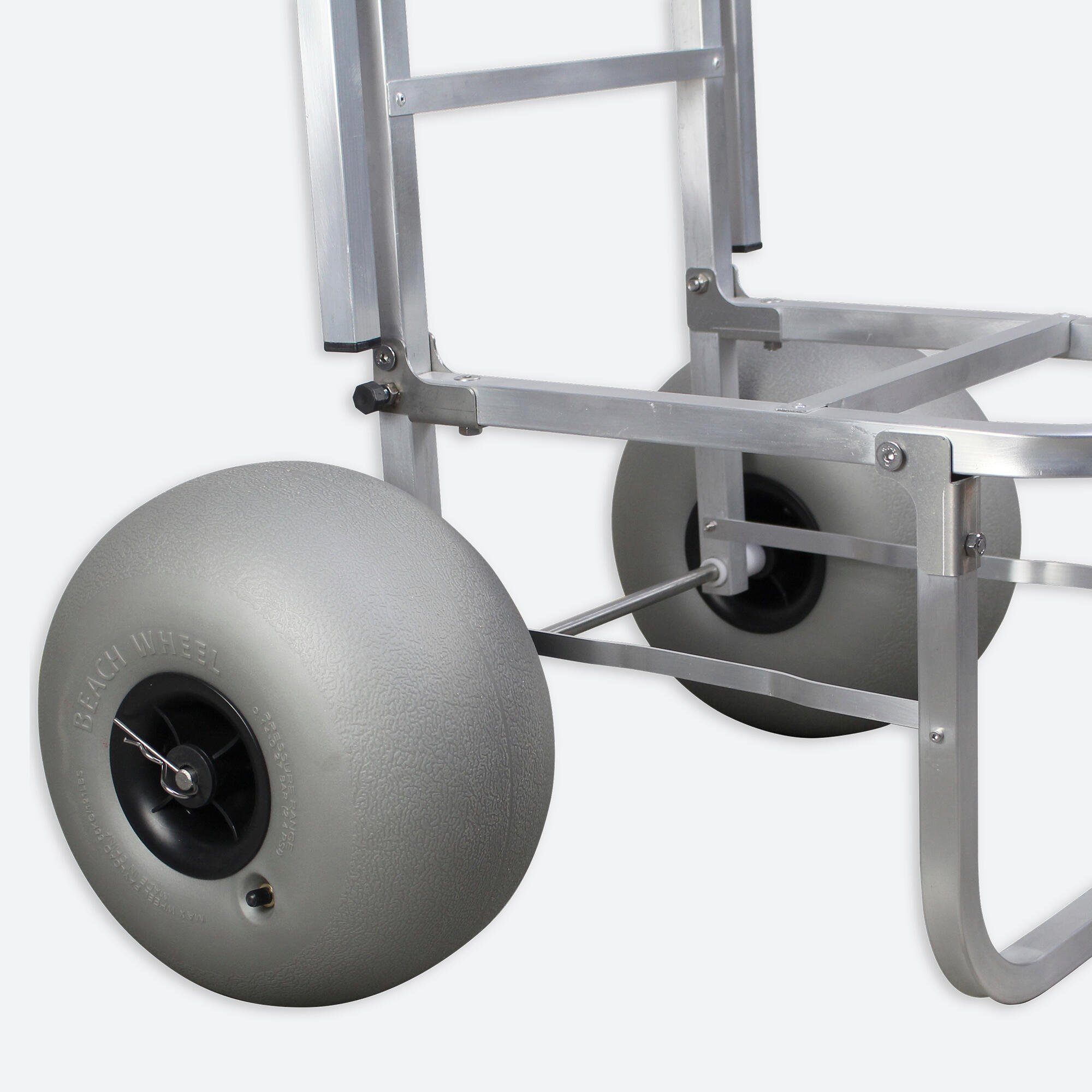 Carro pesca Aluminio Todoterreno surfcasting SPARUS PLUS IV metalizado - CD 3/6