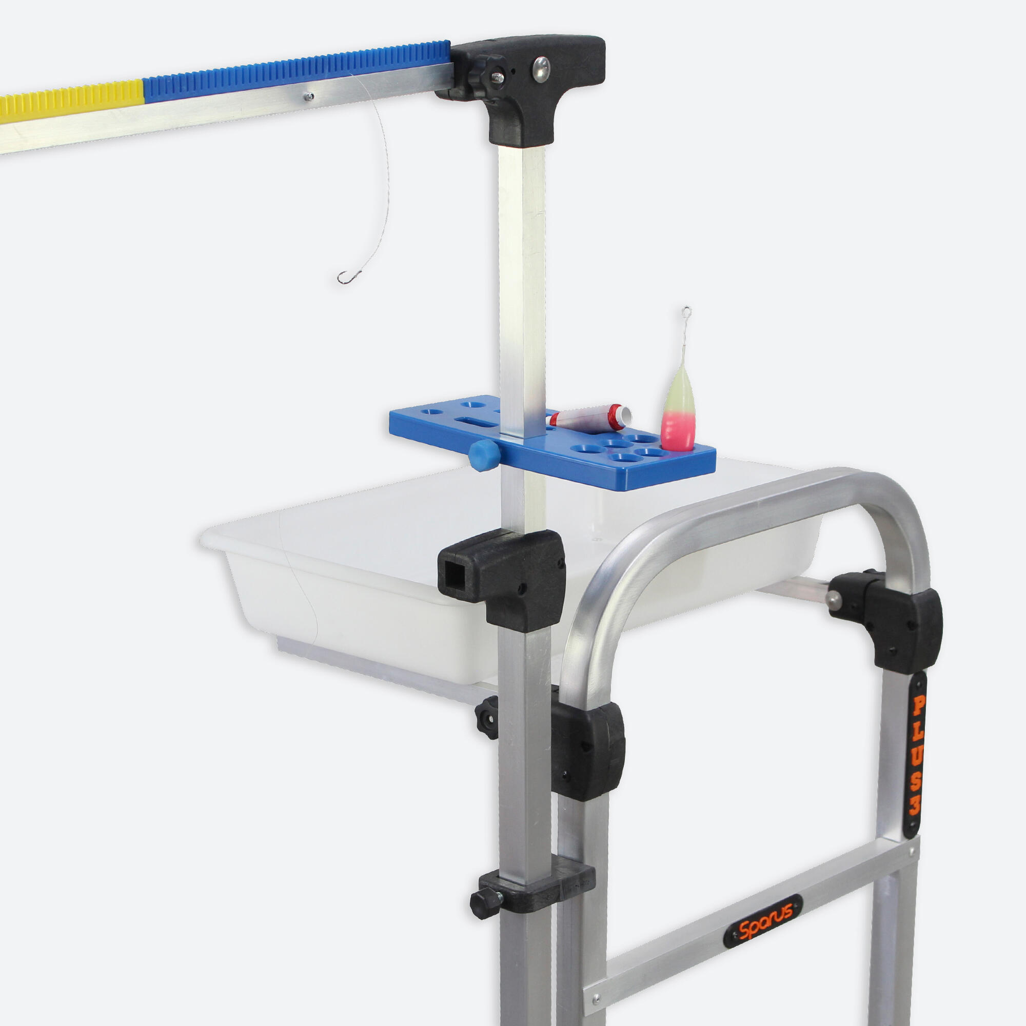 Carro pesca Aluminio Todoterreno surfcasting SPARUS PLUS III metalizado - CD 2/4