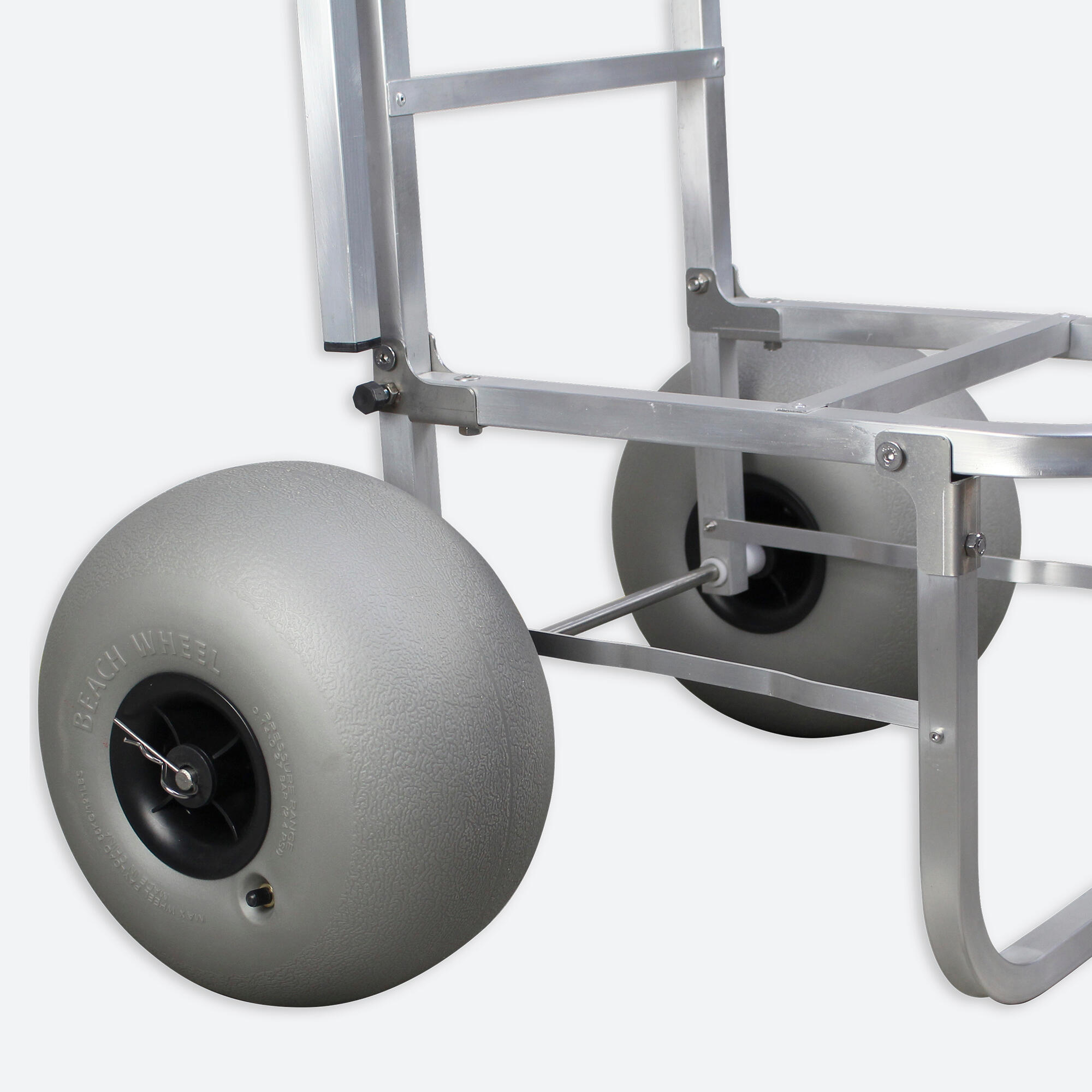 Carro pesca Aluminio Todoterreno surfcasting SPARUS PLUS III metalizado - CD 3/4