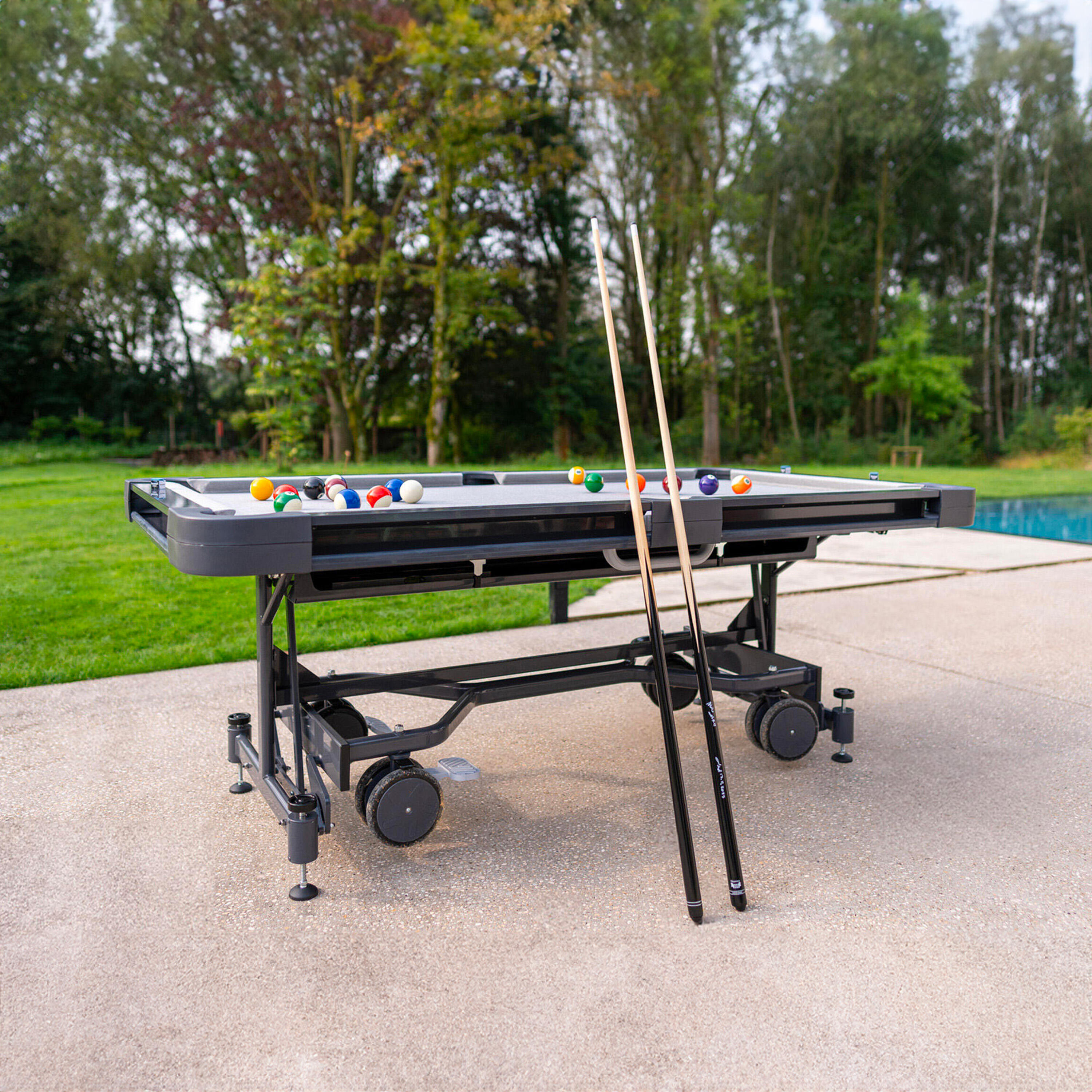 Billardtisch BT700 Outdoor zusammenklappbar 2/21
