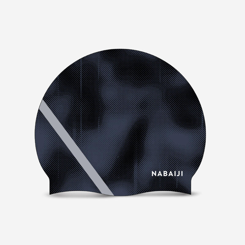 Siliconen badmuts Term blauw/zwart één maat